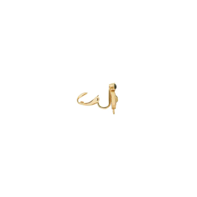 Circus clip-on earrings - green