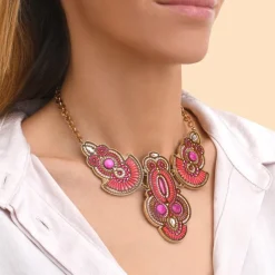 Circus Necklace - Fuchsia Pink