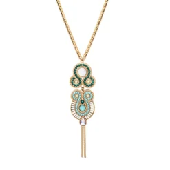 Circus pendant necklace - blue