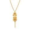 Circus pendant necklace - gold