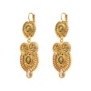 Circus sleeper earrings - gold
