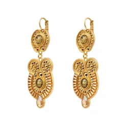 Circus sleeper earrings - gold