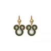 Circus sleeper earrings - blue