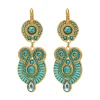 Circus sleeper earrings - turquoise