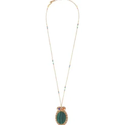 Claudia pendant necklace - green