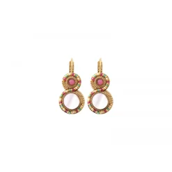 Claudia sleeper earrings - white