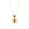 Dakota Adjustable Pendant Necklace - Multicolored