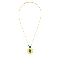 Dakota Adjustable Pendant Necklace - Green