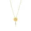 Dakota Adjustable Pendant Necklace - Pearl