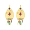 Dakota wide earrings - multicoloured