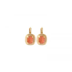 Delicate sleeper earrings, Soleil - roses