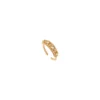 Farah adjustable thin ring - gold