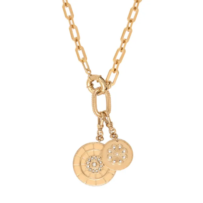 Farah chain necklace - gold