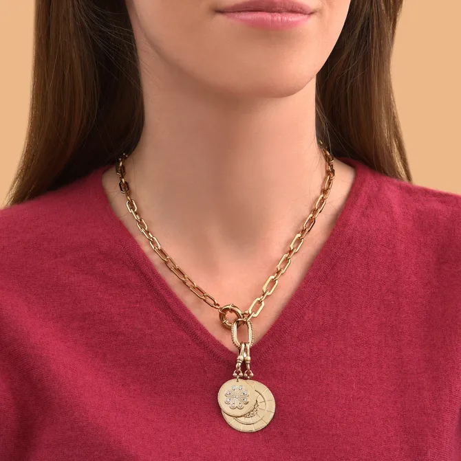 Farah chain necklace - gold