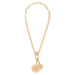 Farah chain necklace - gold
