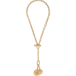 Farah pendant chain necklace - gold
