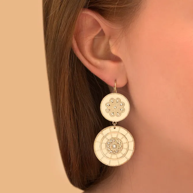 Farah sleeper earrings - gold