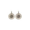 Farah thin sleeper earrings - silver