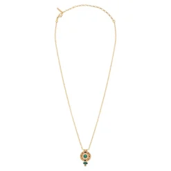 Fujita delicate pendant necklace - green