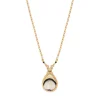 Fujita pendant chain necklace - white