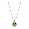 Fujita pendant chain necklace - green