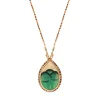 Fujita pendant necklace - green