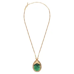 Fujita pendant necklace - green