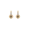 Fujita thin sleeper earrings - white