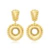Gilda clip-on earrings – gold