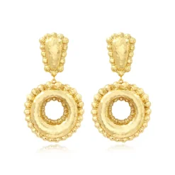 Gilda clip-on earrings – gold