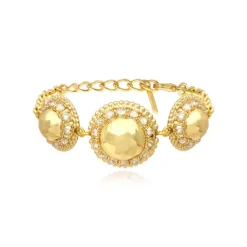 Gloria Adjustable Chain Bracelet - Gold