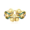 Gloria Adjustable Chain Bracelet - Green