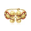 Gloria Adjustable Chain Bracelet - Red