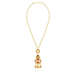 Gloria pendant necklace - red