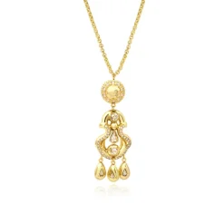 Gloria pendant necklace - gold