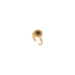 Hawaii Adjustable Thin Ring - Black