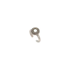 Hawaii adjustable thin ring - white mother-of-pearl
