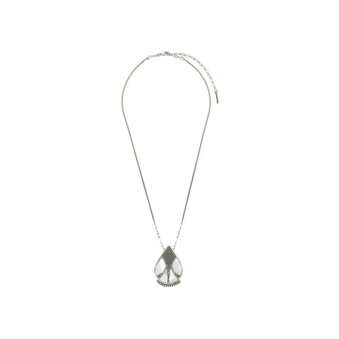 Hawaiian Delicate Pendant Necklace - White