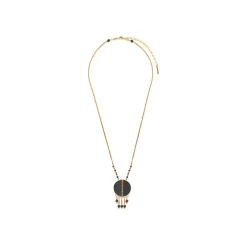 Hawaiian Delicate Pendant Necklace - Black