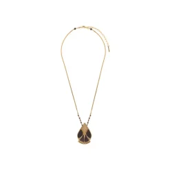 Hawaiian pendant necklace - black