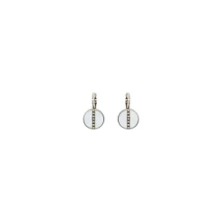 Hawaiian sleeper earrings - white mother-of-pearl