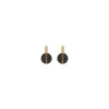 Hawaiian sleeper earrings - black