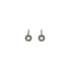 Hawaiian thin sleeper earrings - white mother-of-pearl