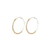 Iancura wide hoop earrings - pearl