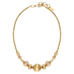 Inti adjustable short necklace - gold