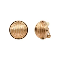 Inti clip-on earrings - gold