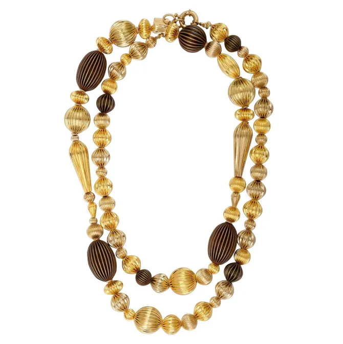 Inti long necklace - gold