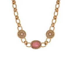 Louise chain necklace - pink