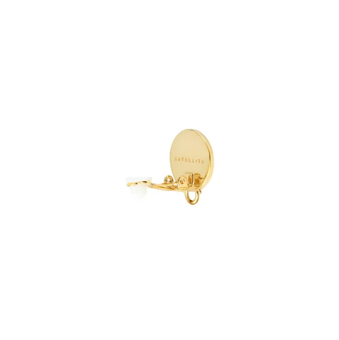 Louise clip-on earrings - violets