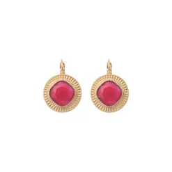 Louise delicate sleeper earrings - roses